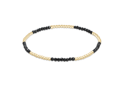 Blissful 2.5mm Bracelet - Hemetite