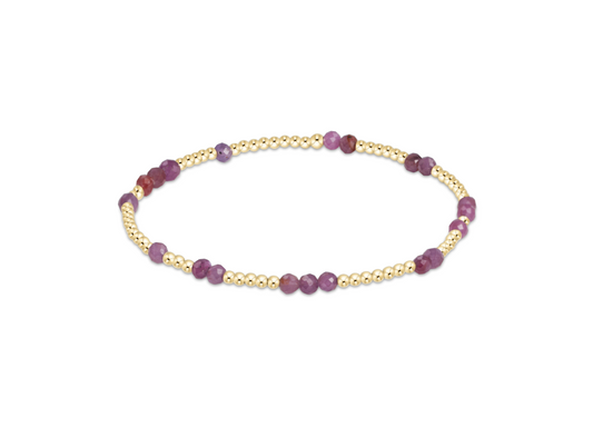 Hope Unwritten Ruby Gemstone Bracelet