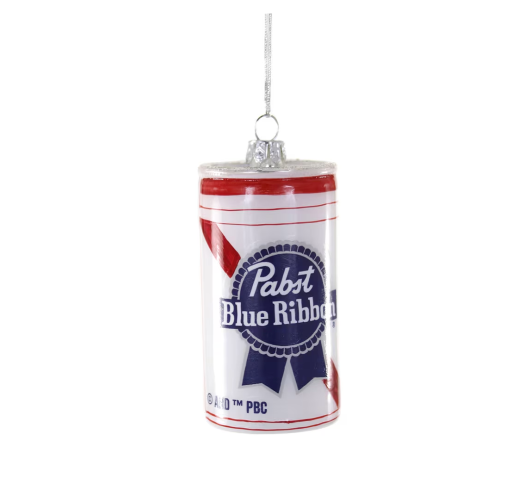 Blue Ribbon Beer Ornament