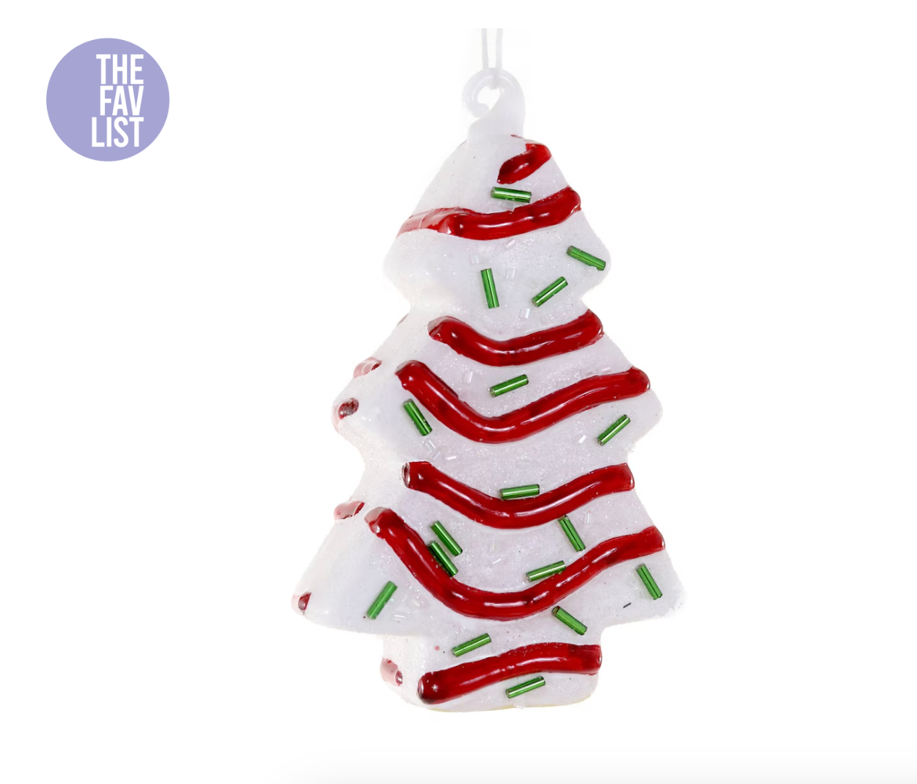 Christmas Tree Cake Ornament