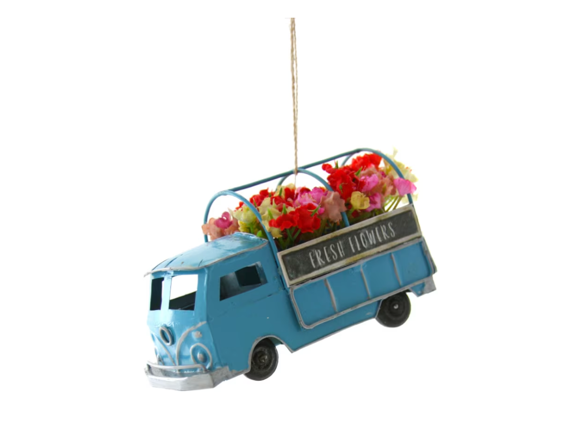 Fresh Flowers Truck Ornament