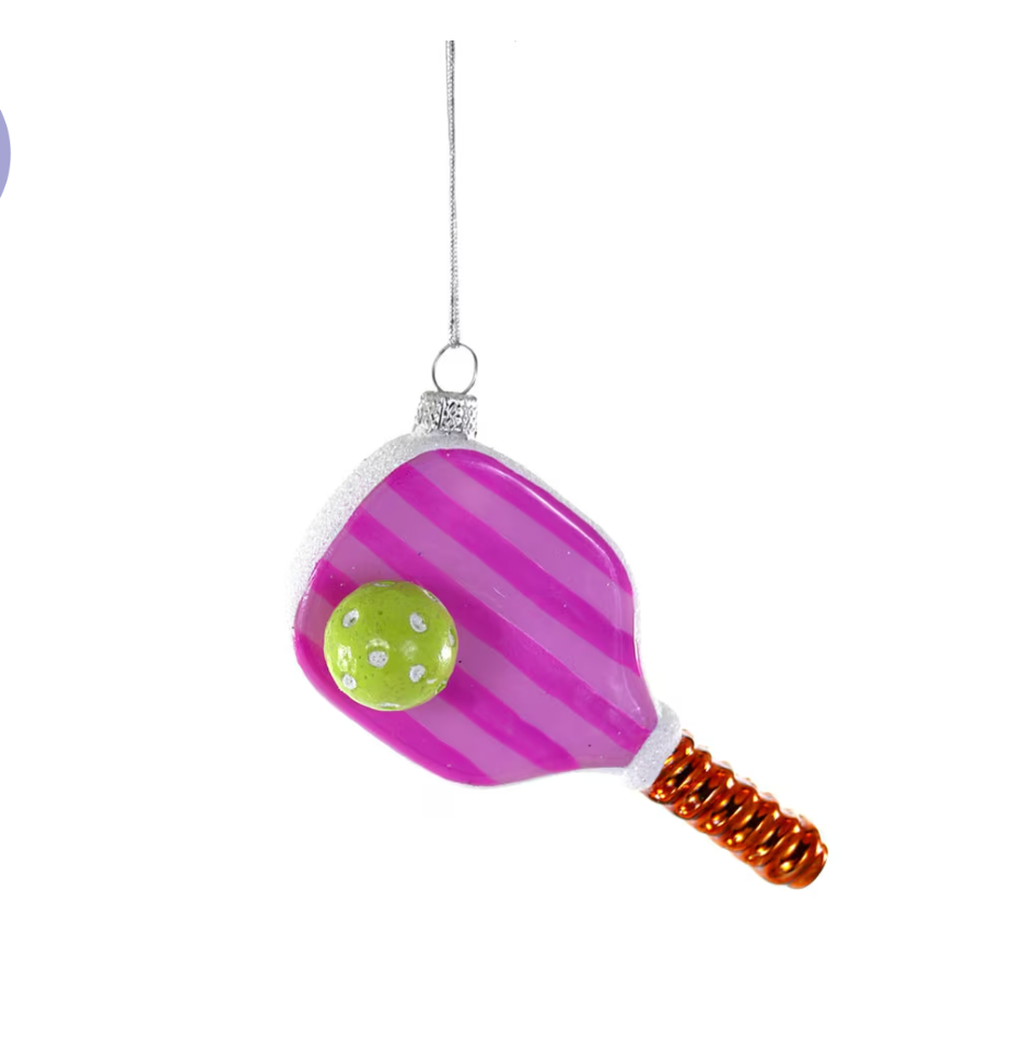 Pickleball Pink Ornament