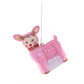 Pink Reindeer Ornament