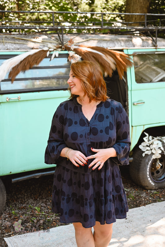 The Canyon Navy Dress