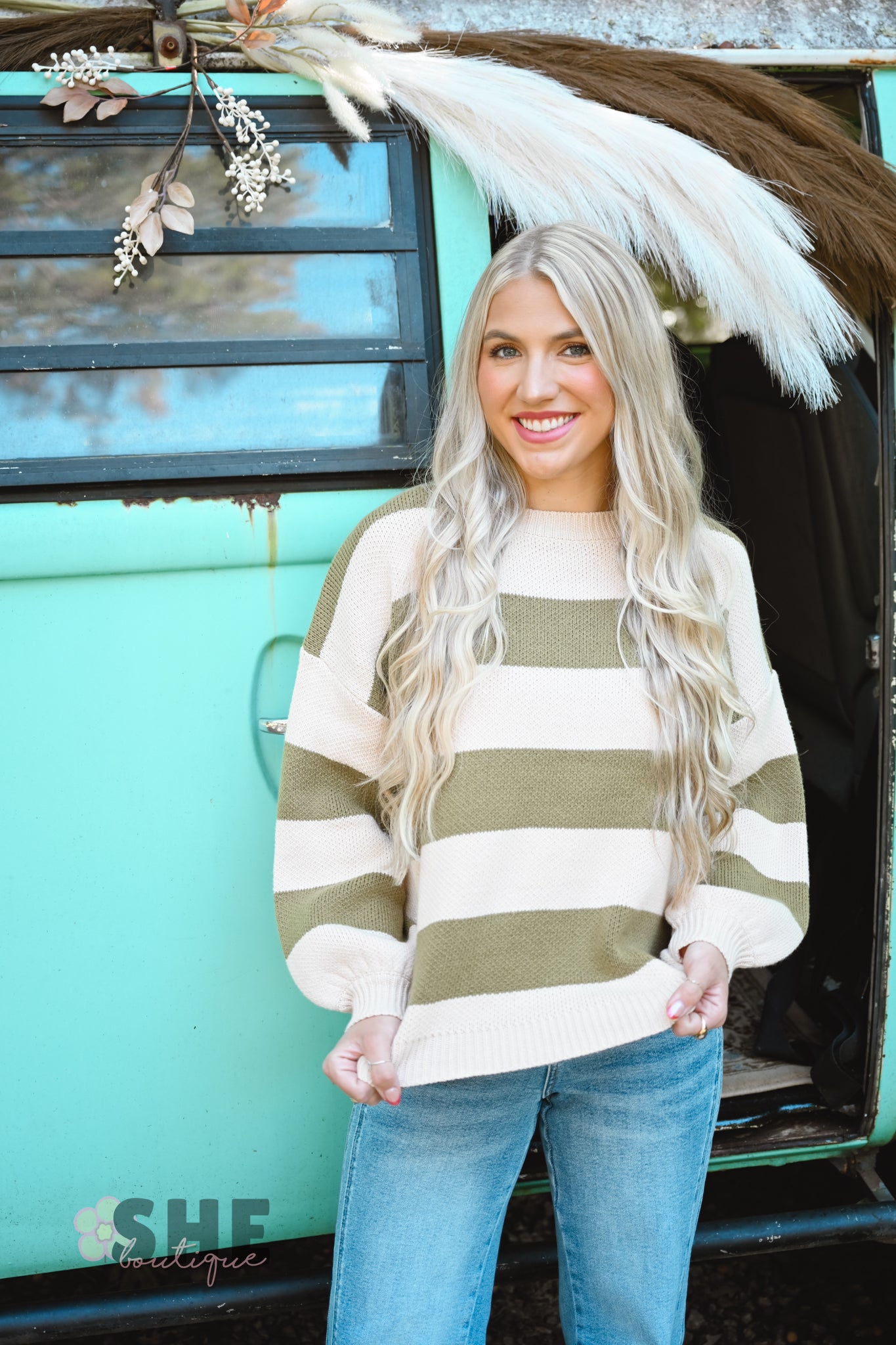 Olive Olivia Stripe Sweater