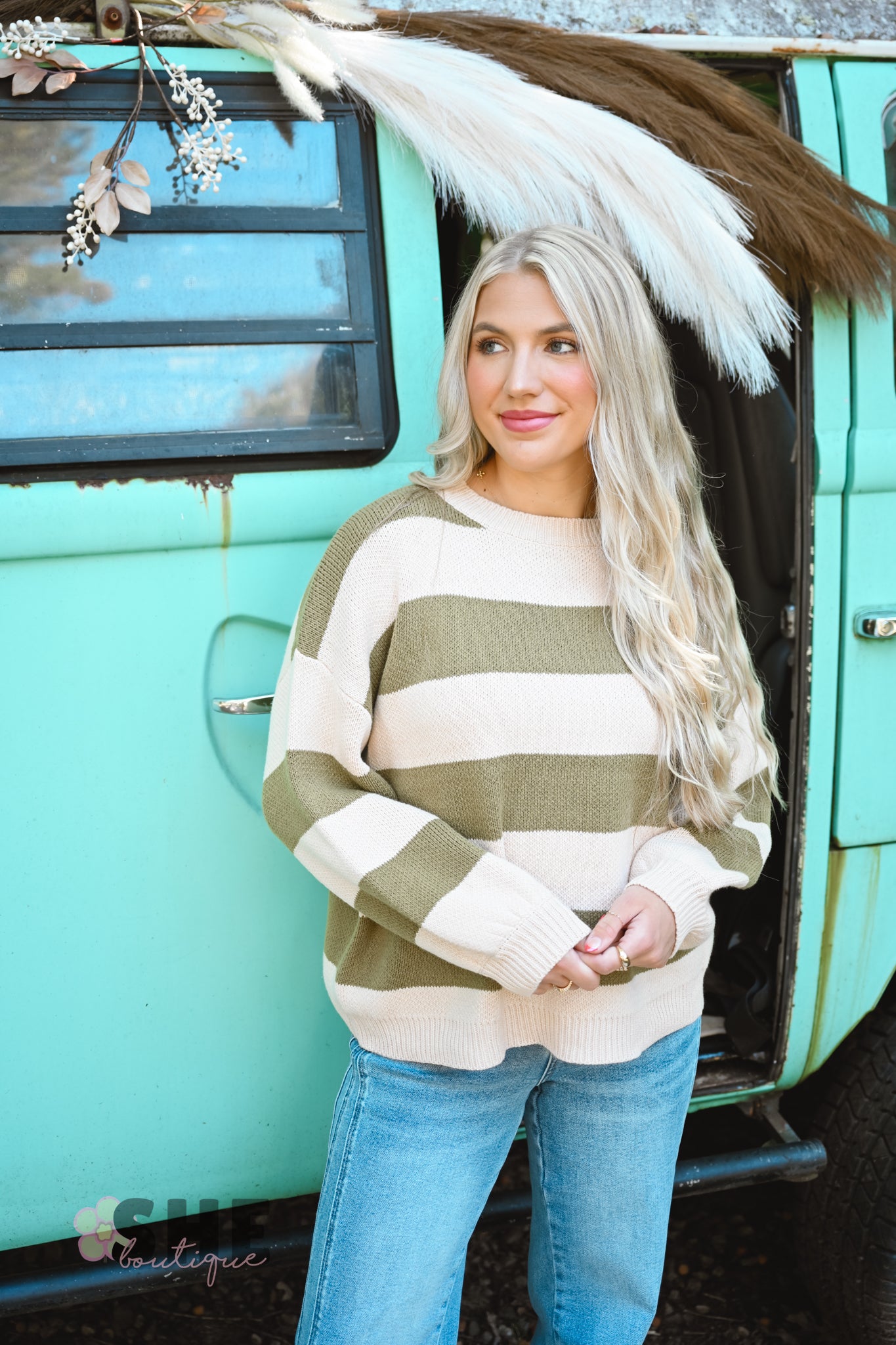 Olive Olivia Stripe Sweater