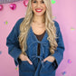 Mollie Bow Tie Denim Jacket -