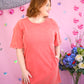 Papaya Mineral Wash Tshirt Dress