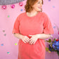 Papaya Mineral Wash Tshirt Dress