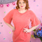 Papaya Mineral Wash Tshirt Dress