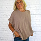 Starting Fresh Taupe Top -