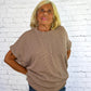 Starting Fresh Taupe Top -