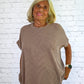 Starting Fresh Taupe Top -