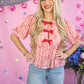 Sweet Heart Bow Top -