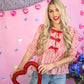 Sweet Heart Bow Top -