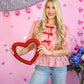 Sweet Heart Bow Top -