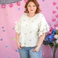 The Waltz Ribbon Top - Cream -