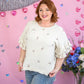 The Waltz Ribbon Top - Cream -