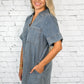 Try Again Denim Dress -