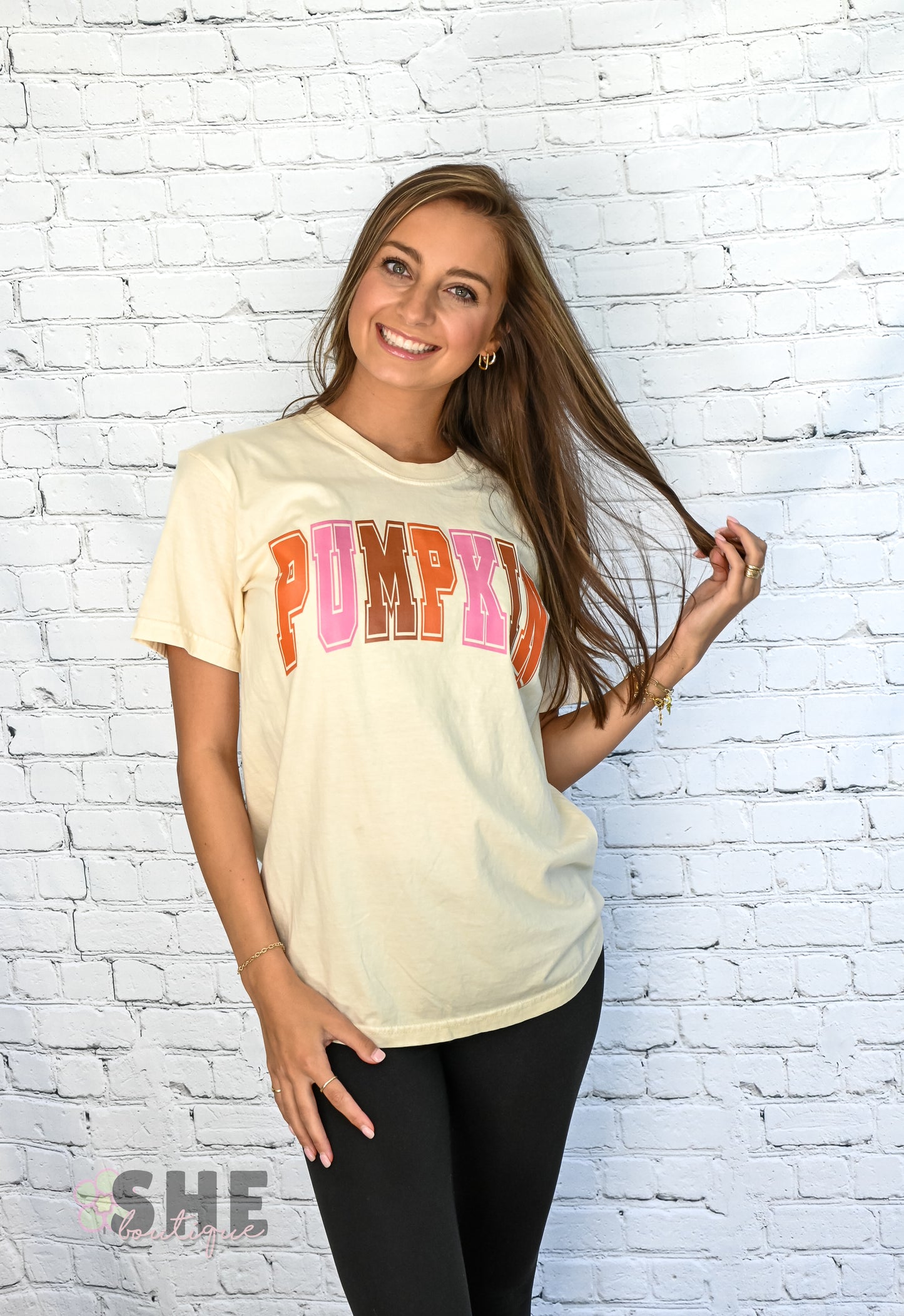 Pumpkin Varsity Tee -