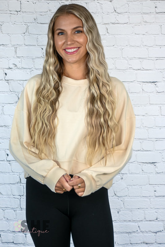 Cream Comfort Pullover -