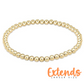 EXTENDS 4mm Classic Gold Bead