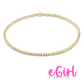 EGIRL Classic Gold 2mm Bead Bracelet (KIDS)