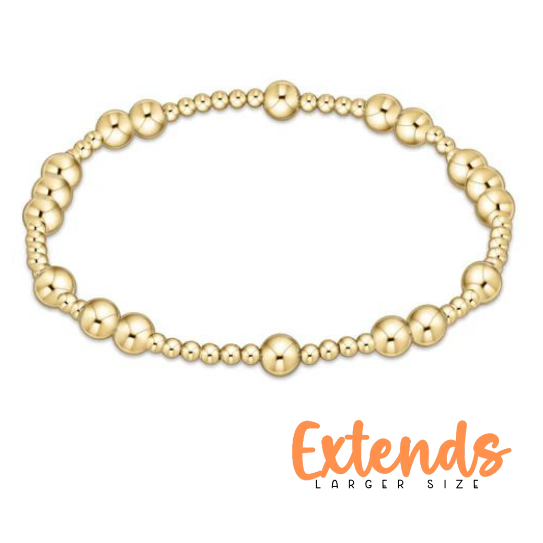 EXTENDS Hope Gold 5mm Bead Bracelet