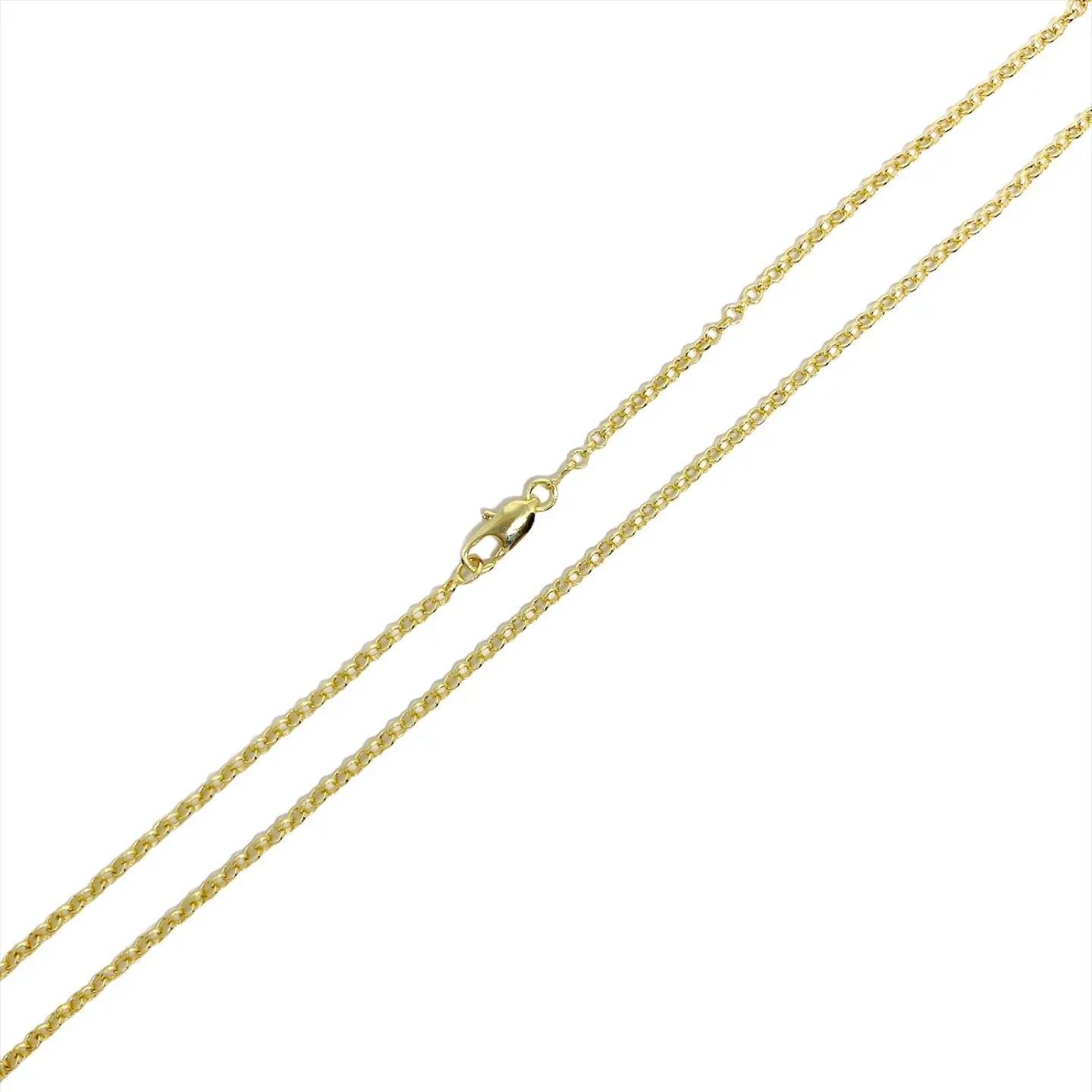 2.5mm Rollo Chain 18K GF -