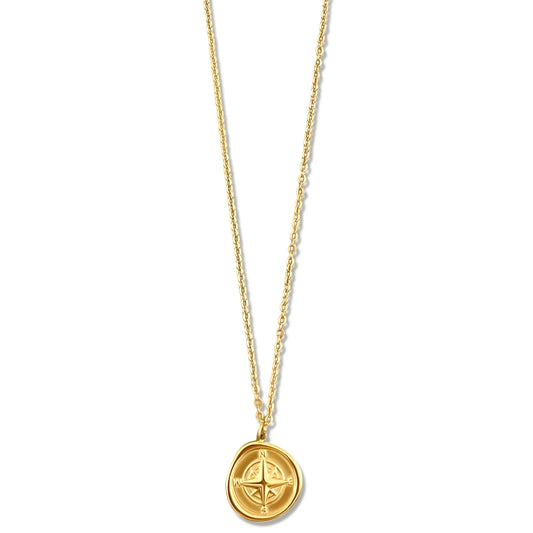 Aerin Compass Pendant Necklace - 66