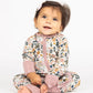 Tropical Paradise Boho Bamboo Convertible Baby Pajamas