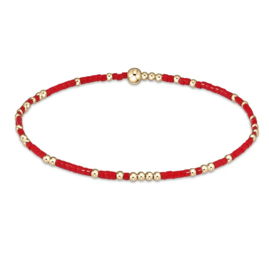 Gameday Hope Unwritten Bracelet - Bright Red