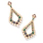 KRISTA STATEMENT EARRINGS GOLD MULTI MIX