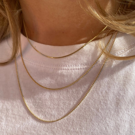 Dainty Chain 18K GF -