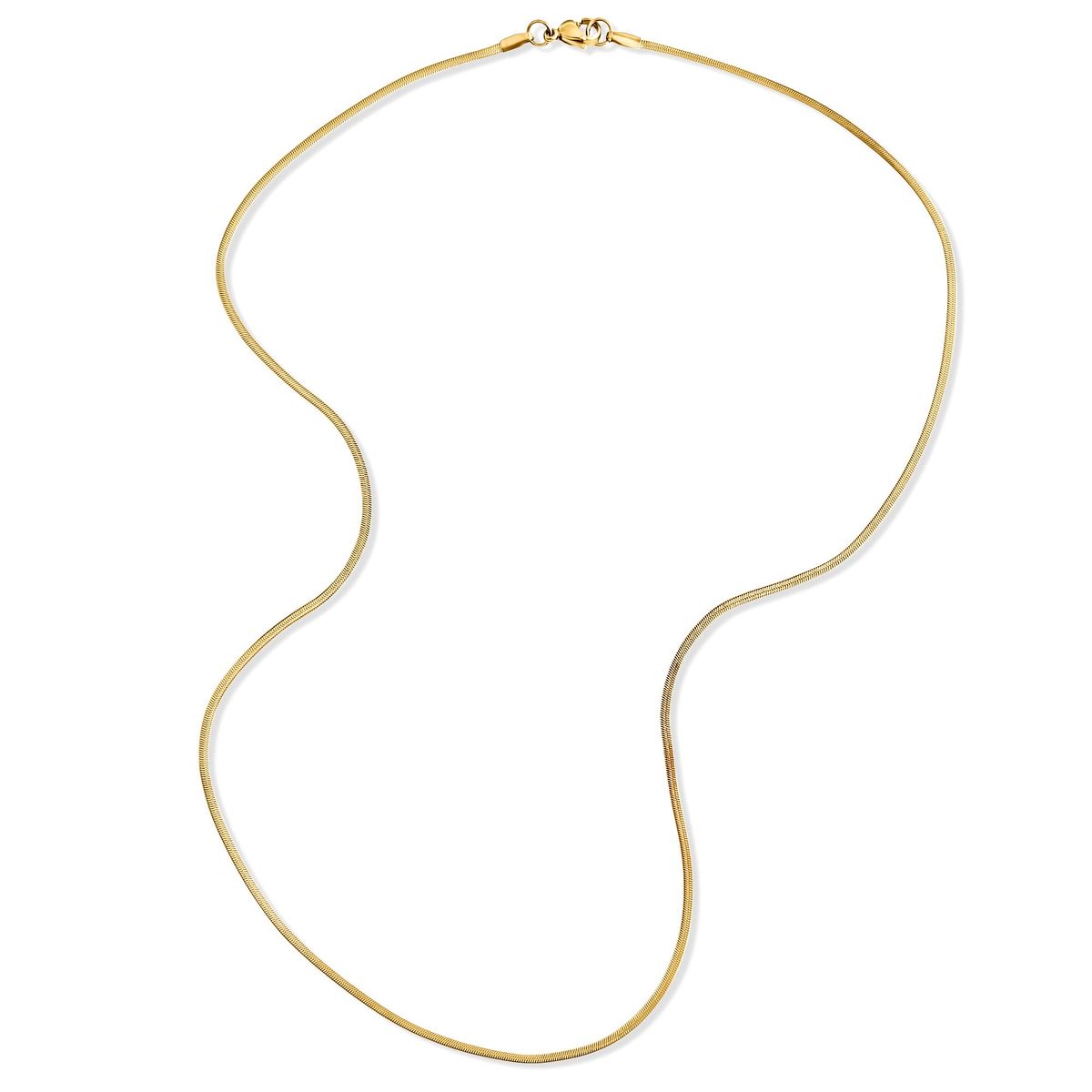 Desi Herringbone Chain Necklace