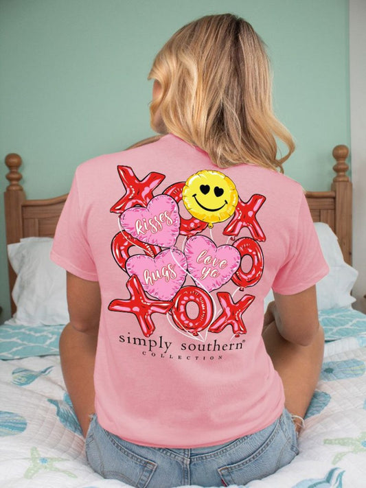 Valentines Balloons Short Sleeve -