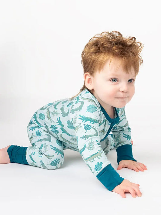 Later Gator Bamboo Convertible Baby Pajamas