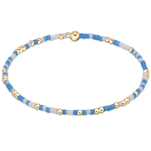 Gameday Hope Unwritten Bracelet - Cobalt - White