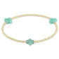 Signature Cross 2mm - Mint Gold