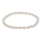 Classic Pearl Gold Grateful 4mm Bead Bracelet