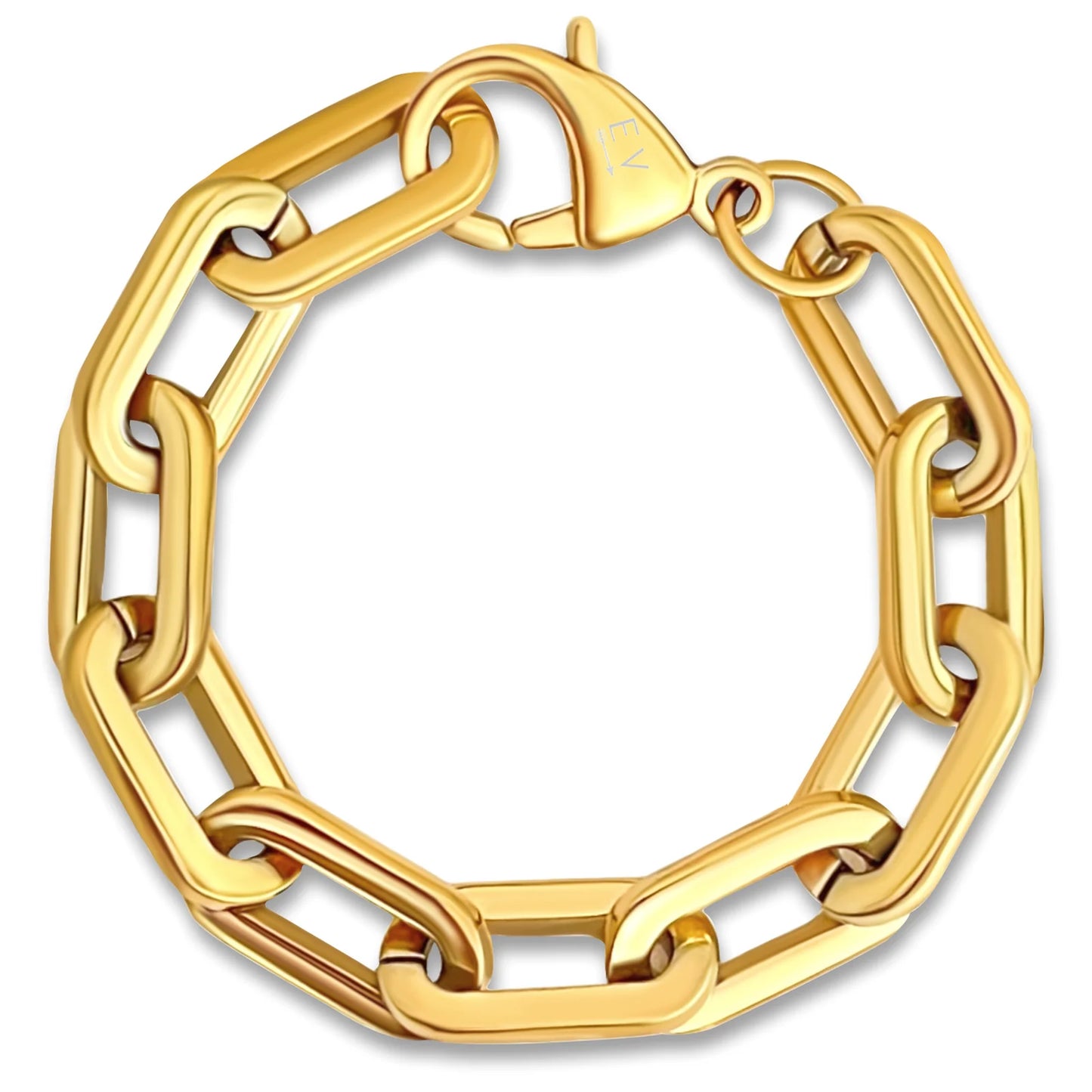 Gage Gold Oversized Link Bracelet - 262