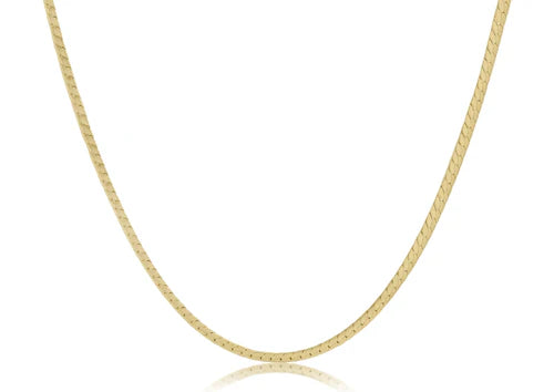 Enewton 15" Choker Herringbone Chain - Gold