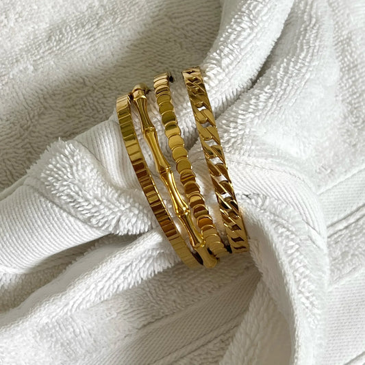 Bay Bangle Bracelet - Gold 194