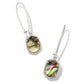 DAPHNE WIRE DROP EARRINGS IN SILVER ABALONE