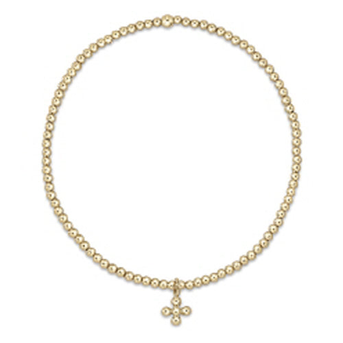 2mm Classic Gold Signature Cross