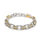 Mosaic Two Tone Links Bracelet JF0270