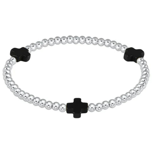 Signature Cross Sterling 3MM Onyx