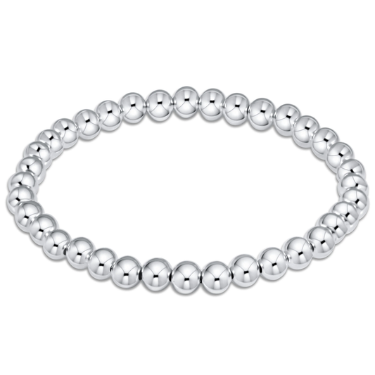 5mm Classic Sterling Bead Bracelet