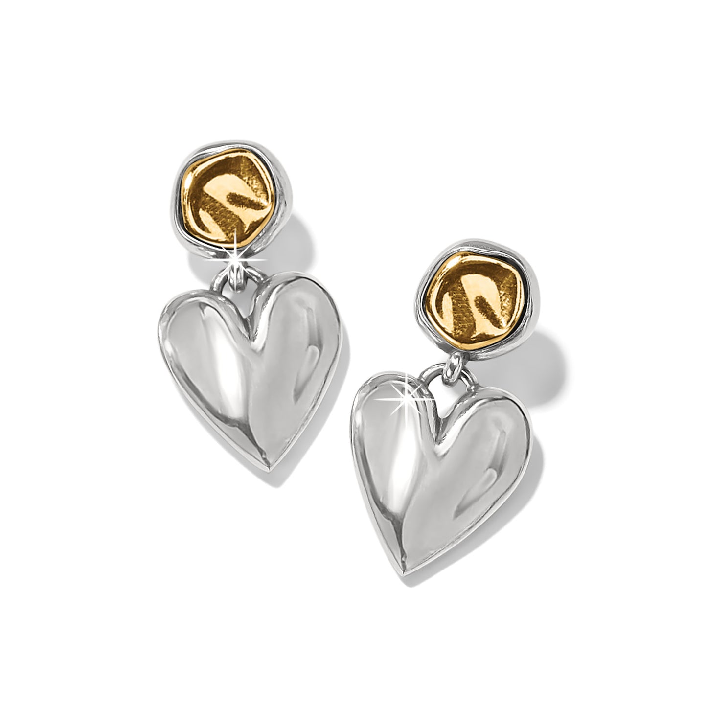 Cascade Heart Post Earrings - JA0022