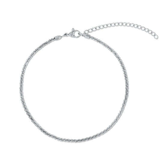 Rita Dainty Silver Chain Anklet